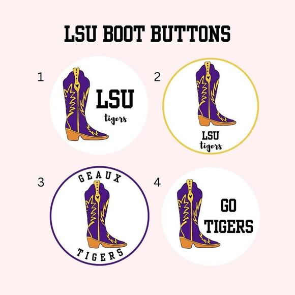 Lsu game day buttons - Picture 1 of 1